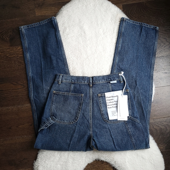 Boyish The Ziggy Boyfriend Carpenter Organic Denim Cargo Jeans - Picture 9 of 10